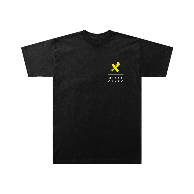 Jellyfish X T-Shirt Black | Biffy Clyro Official Store